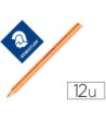 LAPICES FLUORESCENTE STAEDTLER TRIANGULAR TOP STAR NARANJA CAJA DE ...