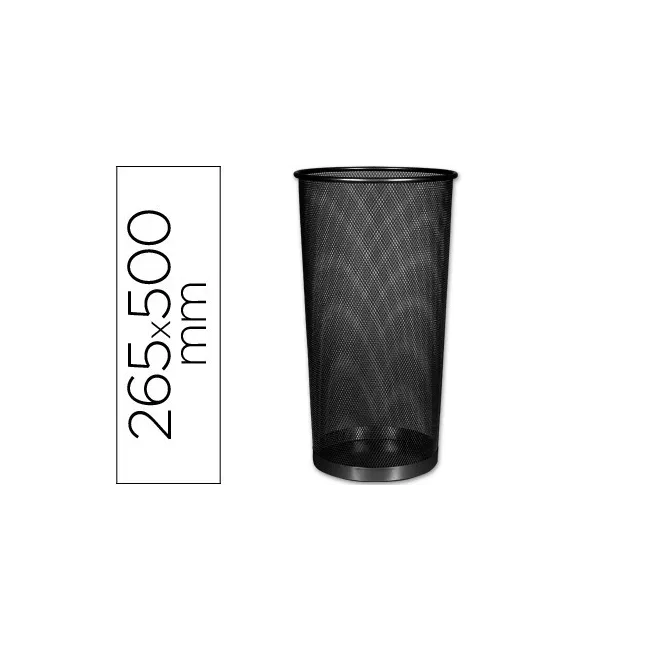 PARAGUERO METALICO Q-CONNECT KF00829 REJILLA NEGRO -265 DIAMETRO X ...