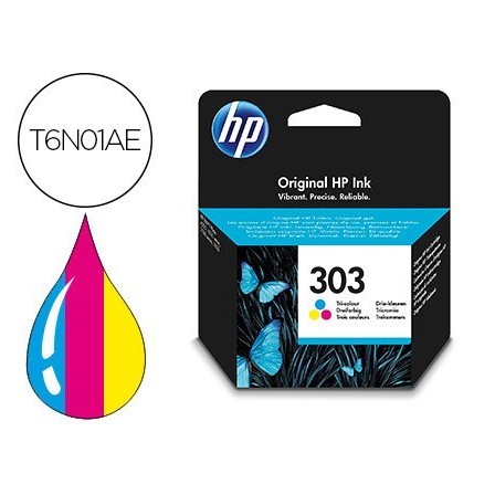 INK-JET HP N. 303 ENVY PHOTO 6230 / 7130 / 7830 COLOR TRICOLOR CAPA...