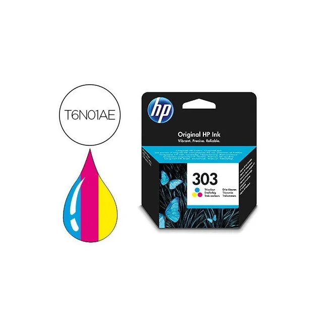 INK-JET HP N. 303 ENVY PHOTO 6230 / 7130 / 7830 COLOR TRICOLOR CAPA...