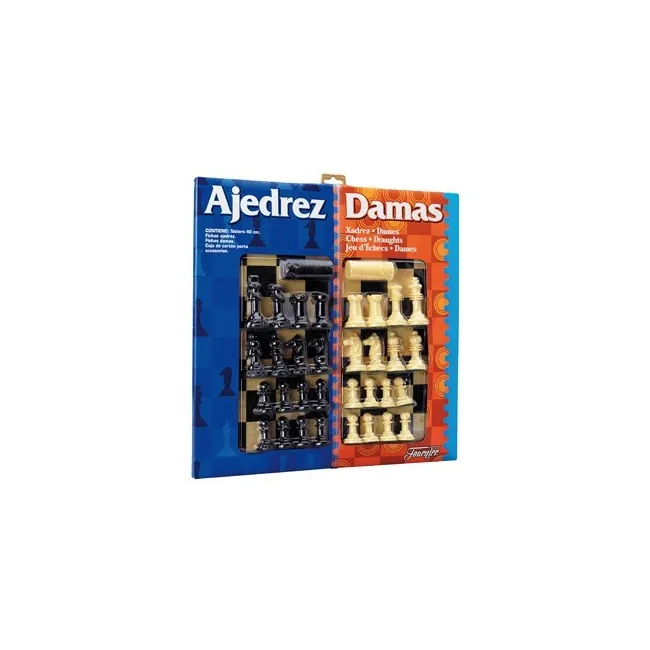 AJEDREZ CON DAMAS TABLERO GRANDE 41X40X4,6