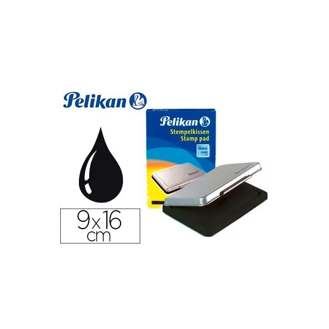 TAMPON PELIKAN N 1 NEGRO 90X160 MM
