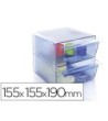 ARCHICUBO ARCHIVO 2000 2 CAJONES ORGANIZADOR MODULAR PLASTICO AZUL ...