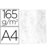 PAPEL COLOR LIDERPAPEL PERGAMINO CON BORDES A4 165G/M2 GRIS PACK DE...