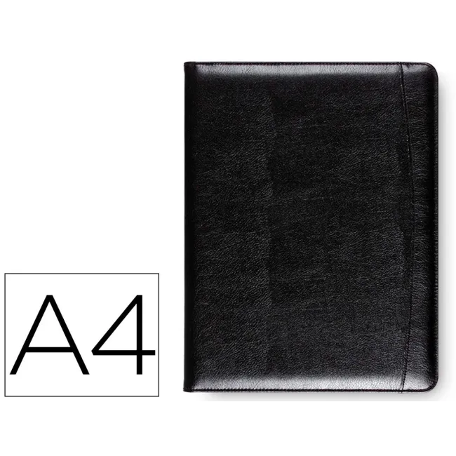 CARPETA PORTAFOLIOS 80-728K NEGRA 320X250 MM SIN CREMALLERA SIN ASA...