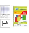 CUADERNO ESPIRAL OXFORD TAPA EXTRADURA FOLIO 80 HOJAS CUADRO 4 MM W...