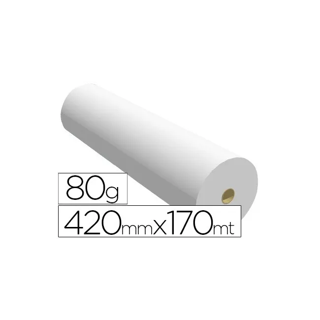 PAPEL REPROGRAFIA PPC PARA PLANOS 420MMX170MT 80GR