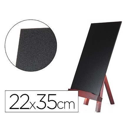 PIZARRA NEGRA LIDERPAPEL CABALLETE DE MADERA CON SUPERFICIE PARA RO...