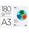 CARTULINA LIDERPAPEL A3 180G/M2 BLANCO PAQUETE DE 100