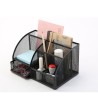 ORGANIZADOR SOBREMESA Q-CONNECT KF17295 METALICO CURVO REJILLA GRIS...
