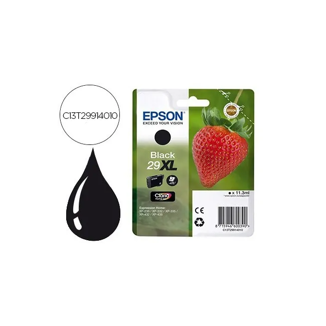 INK-JET EPSON HOME 29 XL T2991 XP435/330/335/332/430/235/432 NEGRO ...