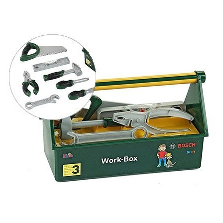 CAJA DE HERRAMIENTAS THEO KLEIN BOSCH CON ACCESORIOS 30,3X14X17,2 CM