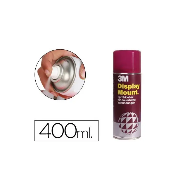 PEGAMENTO SCOTCH SPRAY DISPLAY MOUNT 400 ML ADHESIVO PERMANENTE