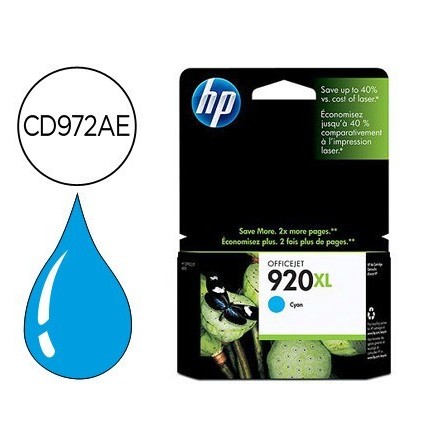 INK-JET HP 920XL CIAN 700PAG OFFICEJET/920/6500