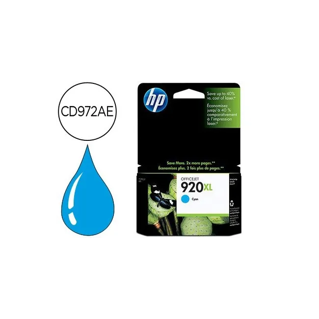 INK-JET HP 920XL CIAN 700PAG OFFICEJET/920/6500