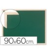 PIZARRA VERDE Q-CONNECT MARCO DE MADERA 90X60 SIN REPISA