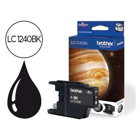 INK-JET BROTHER LC-1240BK NEGRO -600PAG- MFC-J6510DW MFC-J6710DW MF...