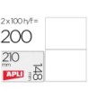 ETIQUETA ADHESIVA APLI 1264 TAMAÑO 210X148 MM -FOTOCOPIADORA LASER ...