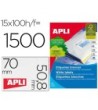 ETIQUETA ADHESIVA APLI 1295 TAMAÑO 70X50,8 MM FOTOCOPIADORA LASER I...