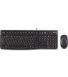 SET TECLADO + RATON LOGITECH MK120 USB CON CABLE NEGRO
