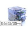 ARCHICUBO ARCHIVO 2000 4 CAJONES ORGANIZADOR MODULAR PLASTICO AZUL ...