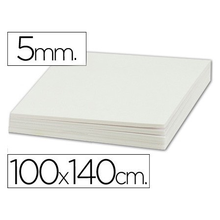 CARTON PLUMA LIDERPAPEL DOBLE CARA 100X140 CM ESPESOR 5 MM