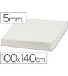 CARTON PLUMA LIDERPAPEL DOBLE CARA 100X140 CM ESPESOR 5 MM