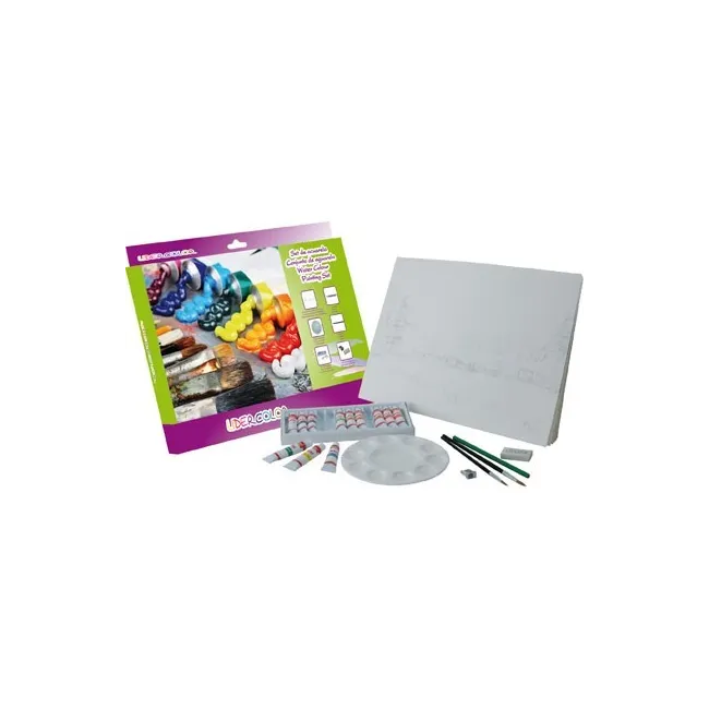 SET ACUARELA LIDERCOLOR CONTIENE 10 LAMINAS ACUARELA 27X38CM 1 PALE...