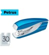 GRAPADORA PETRUS MOD 635 WOW AZUL METALIZADA CAPACIDAD 30 HOJAS