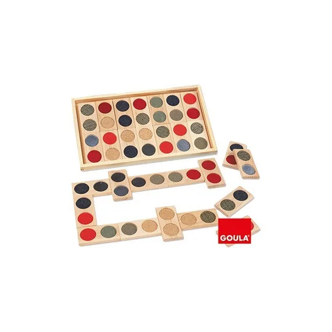 JUEGO GOULA DIDACTICO DOMINO TACTIL