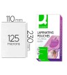 BOLSA DE PLASTIFICAR Q-CONNECT 110 X 230 MM 125 MC CARNET DE CONDUC...