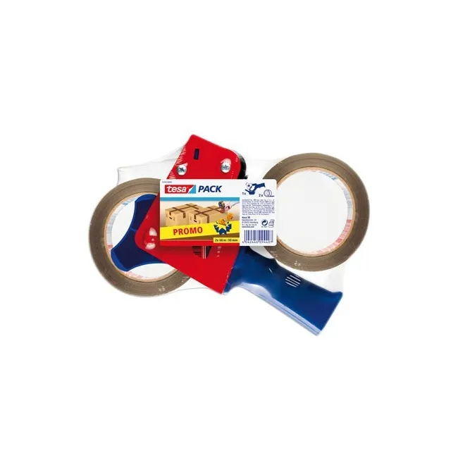 PORTARROLLO TESA PARA EMBALAJEPARA ROLLOS DE 66MTX 50MM 2 ROLLOS CI...
