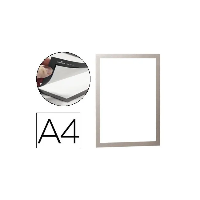 MARCO PORTA ANUNCIOS DURABLE MAGNETICO DIN A4 DORSO ADHESIVO REMOVI...