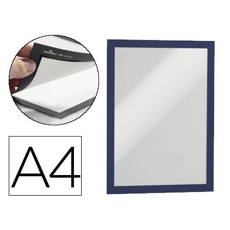 MARCO PORTA ANUNCIOS DURABLE MAGNETICO DIN A4 DORSO ADHESIVO REMOVI...