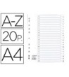 SEPARADOR EXACOMPTA CARTULINA BLANCA A-Z JUEGO DE 20 SEPARADORES DI...