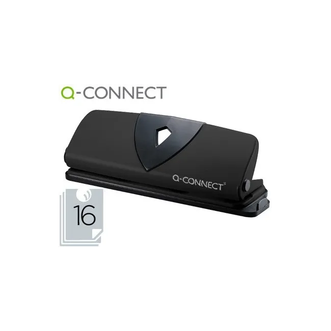 TALADRADOR Q-CONNECT KF01238 NEGRO -4 TALADROS -ABERTURA 1,6 MM -CA...
