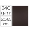 CARTULINA LIDERPAPEL 50X65 CM 240G/M2 MARRON PAQUETE DE 25 UNIDADES