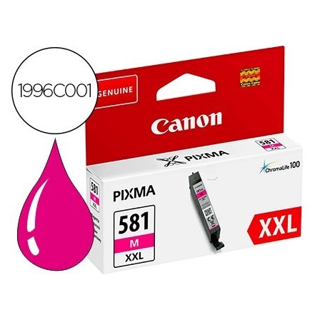 INK-JET CANON 581 XXL TS9550 / TS705 MAGENTA 830 PAGINAS