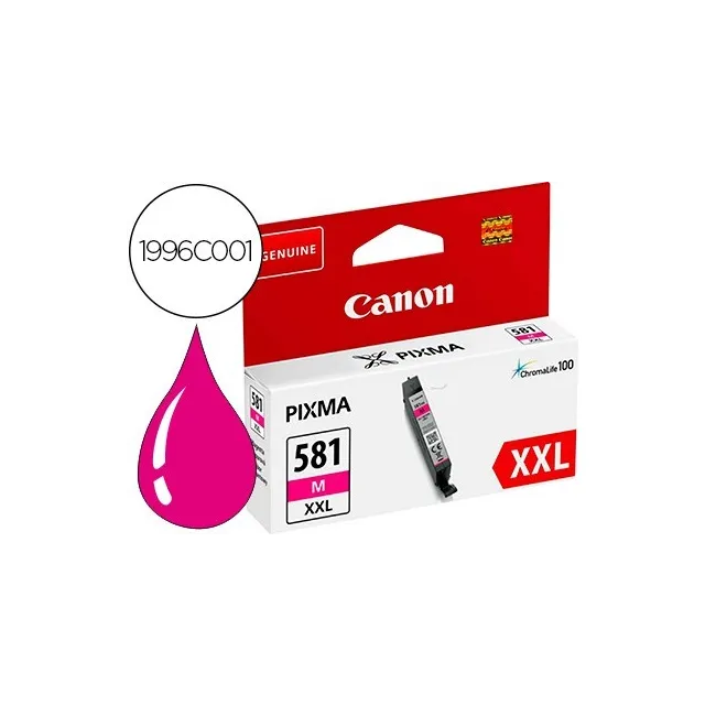 INK-JET CANON 581 XXL TS9550 / TS705 MAGENTA 830 PAGINAS