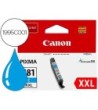 INK-JET CANON 581 XXL TS9550 / TS705 CIAN 830 PAGINAS