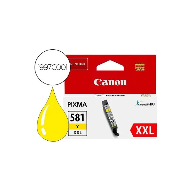 INK-JET CANON 581 XXL TS9550 / TS705 AMARILLO 830 PAGINAS