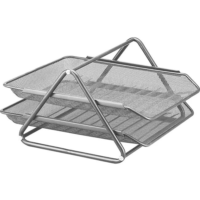 BANDEJA SOBREMESA METALICA Q-CONNECT REJILLA GXA100 PLATA2 BANDEJAS...