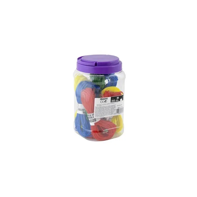 JUEGO MINILAND MACARRON BOTE 8 MADEJAS 20 METROS 4 COLORES SURTIDOS