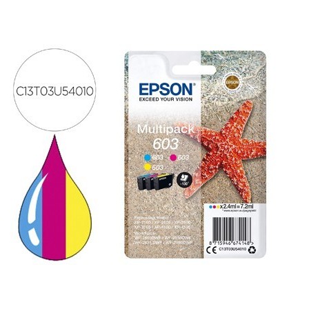 INK-JET EPSON 603 XP-2100 / 2105 / 3100 / 4100 / WF-2810 / 2830 / 2...