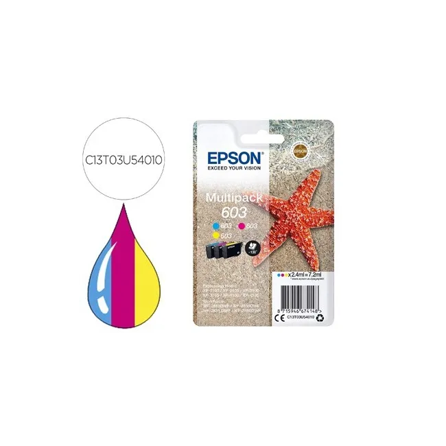 INK-JET EPSON 603 XP-2100 / 2105 / 3100 / 4100 / WF-2810 / 2830 / 2...