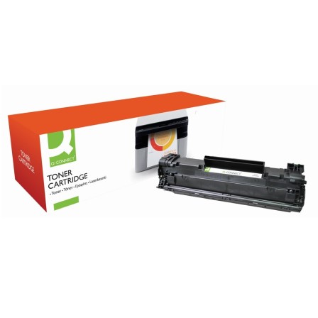 TONER Q-CONNECT COMPATIBLE HP CE285A PARA JET P1102/P1102W/M1212NF ...