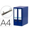 MODULO ELBA 2 ARCHIVADORES DE PALANCA DIN A4 CON RADO 2 ANILLAS AZU...