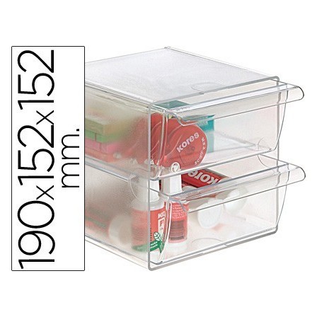 ARCHICUBO ARCHIVO 2000 2 CAJONES ORGANIZADOR MODULAR PLASTICO 190X1...