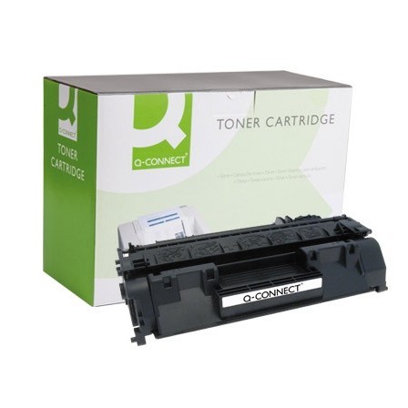 TONER Q-CONNECT COMPATIBLE HP CE505A JET NEGRO P2035/2055/2055D/205...