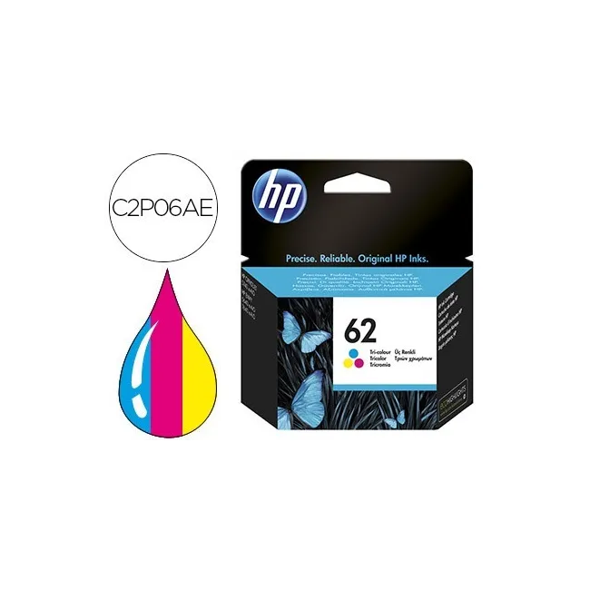 INK-JET HP N.62 OFFICEJET 5640 / 7640 / 5740 PACK MULTICOLOR -165 PAG-